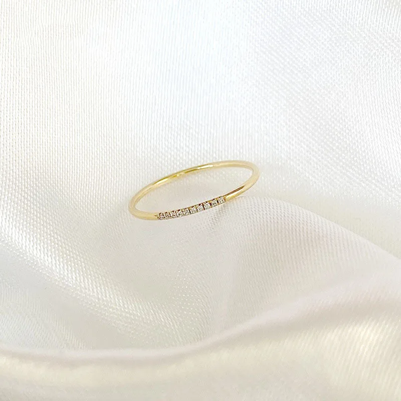 Wedding Rings Womens Ring Cubic Zircon Ring Finger Rings Jewelry Rings Ring Jewelry Stainless Steel 1mm for Women