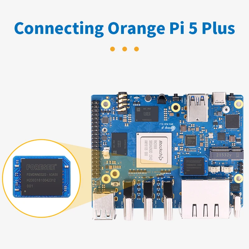 Orange Pi-módulo Emmc 32gb 64gb 256gb 5.1 Módulo para Orange pi Plus 3d Nand Leitura Rápida Velocidades de Gravação 400 Mbps Tablet pc - Imagem 6