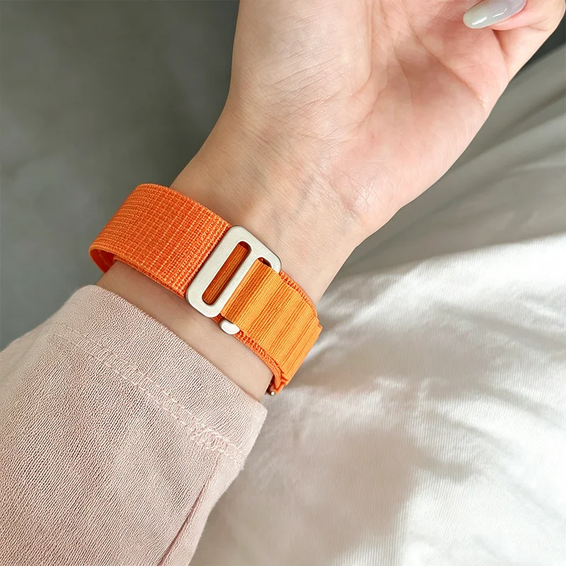 Alpine Loop Nylon Strap Watch Band - 22mm/20mm, Universal Fit