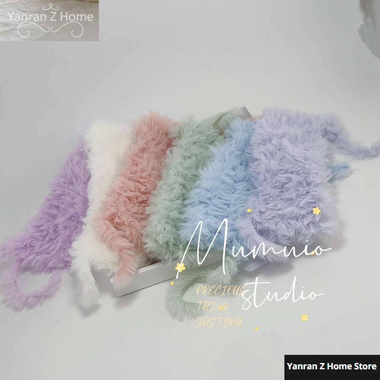 50G 6 Colori Lana Filo Misto A Mano Imitazione Pelliccia Visone Lana Imitazione Coniglio Lana/Sciarpa Tessuta A Mano Cappello Caratteristico Filato Di