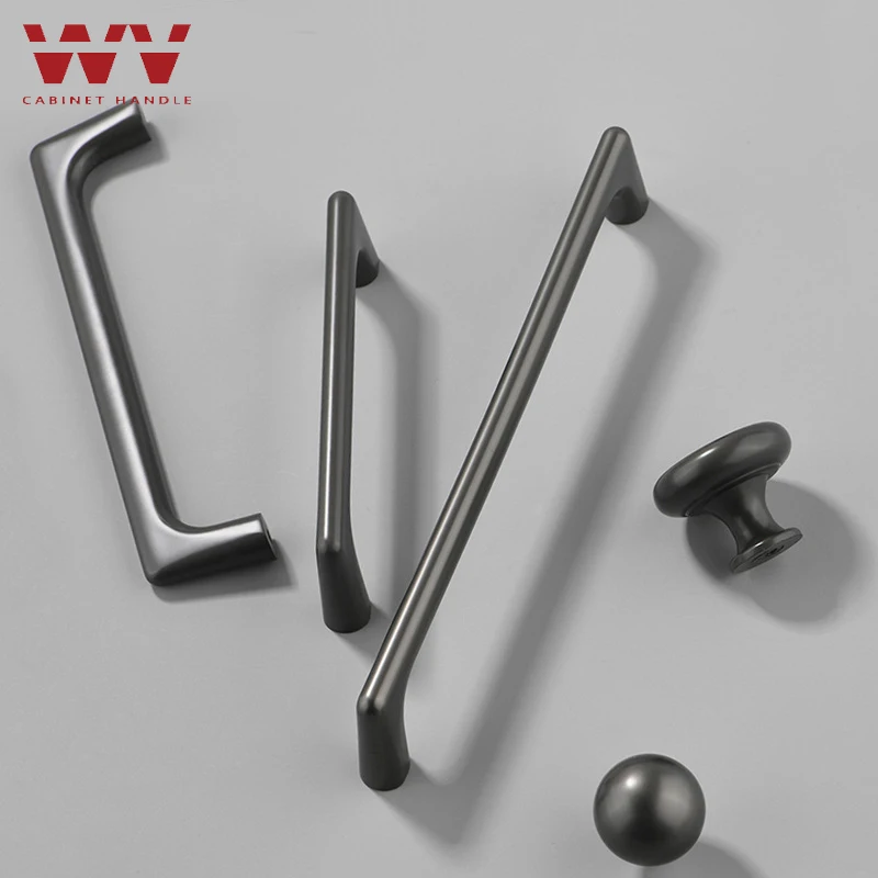 WV Modern Minimalist Pulls Cupboard Dressers Brass Gold Cabinet Door Handles Closet Drawer Knobs Kitchen Furniture Hardware furniture handles