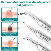 Ultra Fine No 5 Cell Pimples Black Head Clip Tweezers Beauty Salon Special Scraping Closing Artifact Acne Needle Tool 1