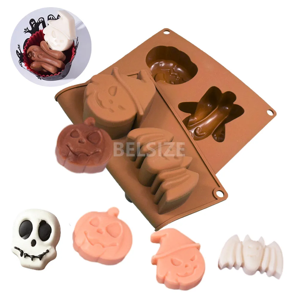 JCOTCL Halloween Silicone Moules De Cuisson, Moules En Silicone