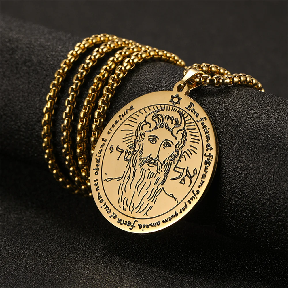 EUEAVAN Collana Unisex Con Ciondolo Elmo Spartano - In Acciaio Inossidabile, Catena Veneziana, Regalo Per Uomo E Donna - 2