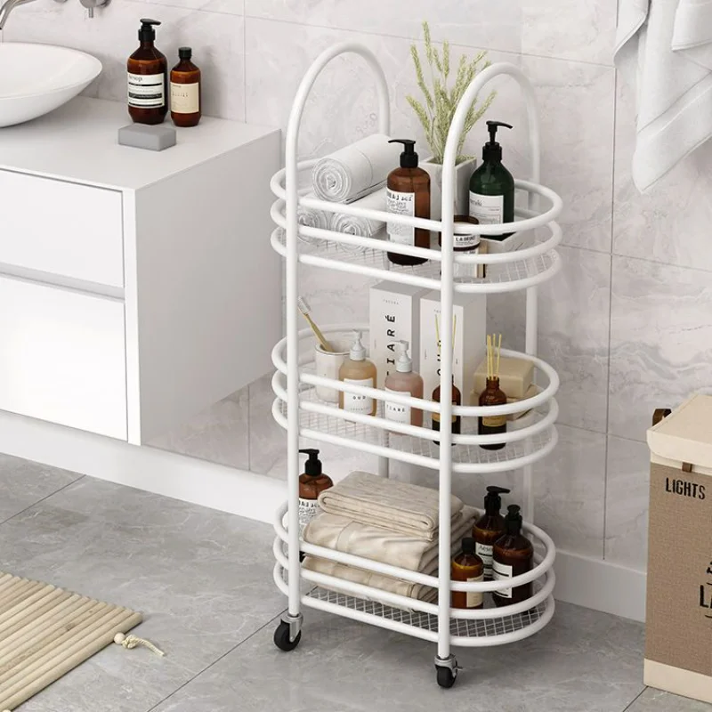 

Kitchen Islands Trolleys Beauty Salon Trolley with Wheels Mobile Barber Shop Nail Tool Cart Storage Rack Multifunctional Racks