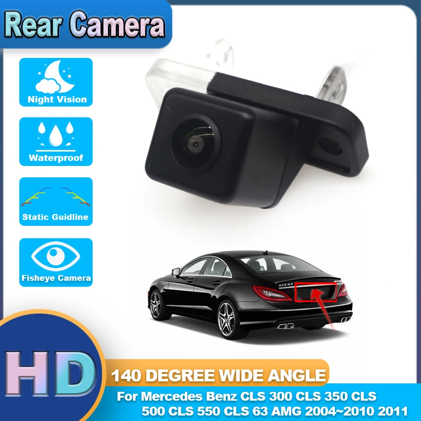 Telecamera Per Retromarcia Per Auto 140 ° 1080P Per Mercedes Benz Cls 300 Cls 350 Cls 500 Cls 550 Cls 63 Amg 2004 ~ 2011 Retromarcia Per Visione Nottu