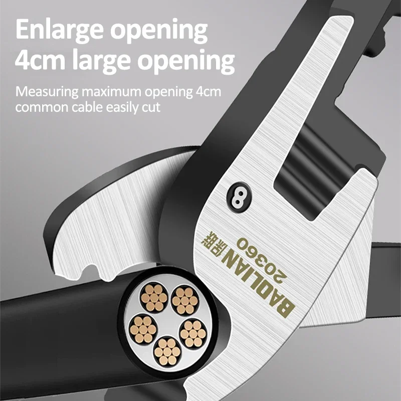 Multifunctional Manual Diagonal Pliers Durable Wire Cable Cutters 6 8 10 Inch Hardware Tools Universal Electrician