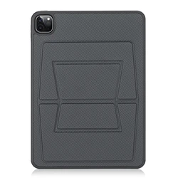 Sleek Magnetic Tablet Case with Stand Feature - Pro 12.9 2018 2020 (DarkGray)