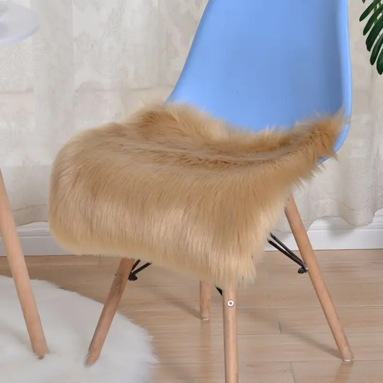 

Warm plush chair stool cushion Universal square cushion