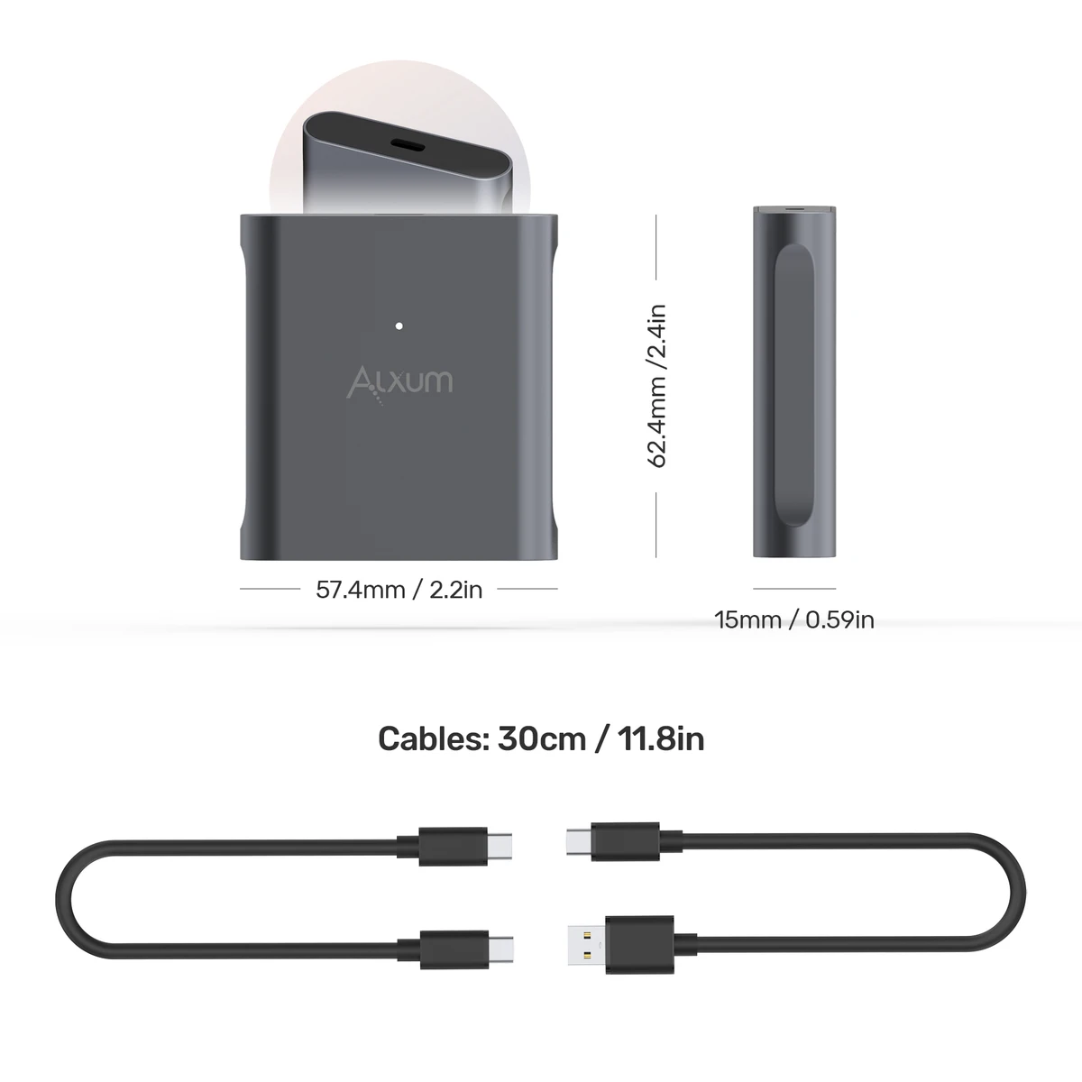 USB C Card Reader Type-c 10Gbps to CFexpress Type B Memory Card Adapter Aluminum Alloy Housing Cardreader for Windows Mac Linux — view 6