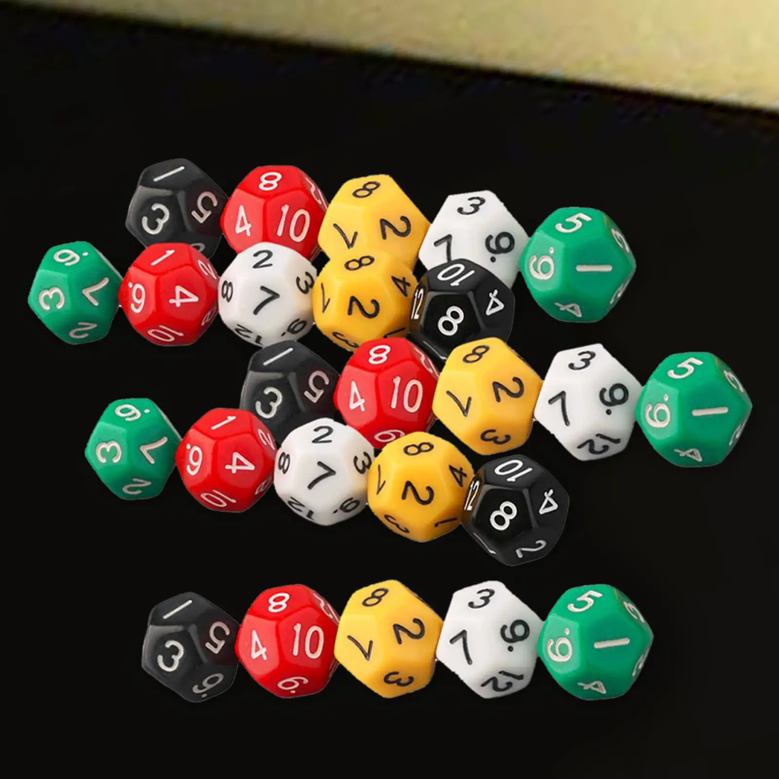 

25Pcs Polyhedral Dice Entertainment Toy Tabletop Games Party Multisided Dice