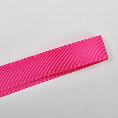 Fuchsia Pink 5/8\" Grosgrain Ribbon, Solid Trim By The Yard, Diy Hair Bows
