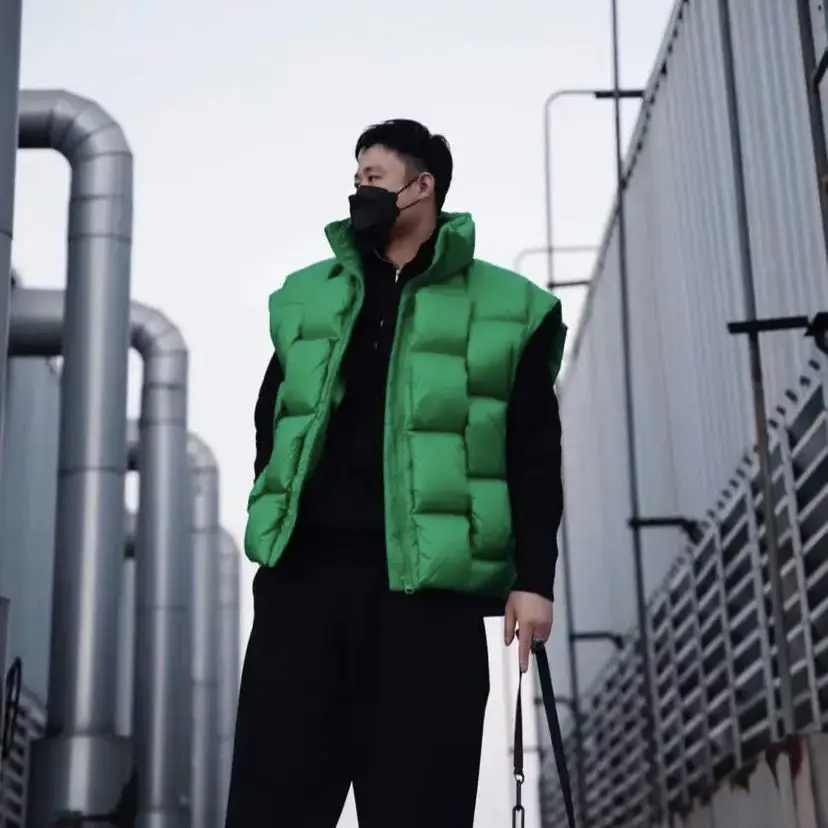 

Winter Green Warm Loosen Chic High Street Vest Tank Top Harajuku