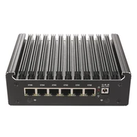 Firewall Router Intel U300 i3-1125G4 N100 8505 6xi226-V 2.5G DDR5 NVMe COM pfSense OPNsense ESXi Fanless Mini PC Case Computer 2