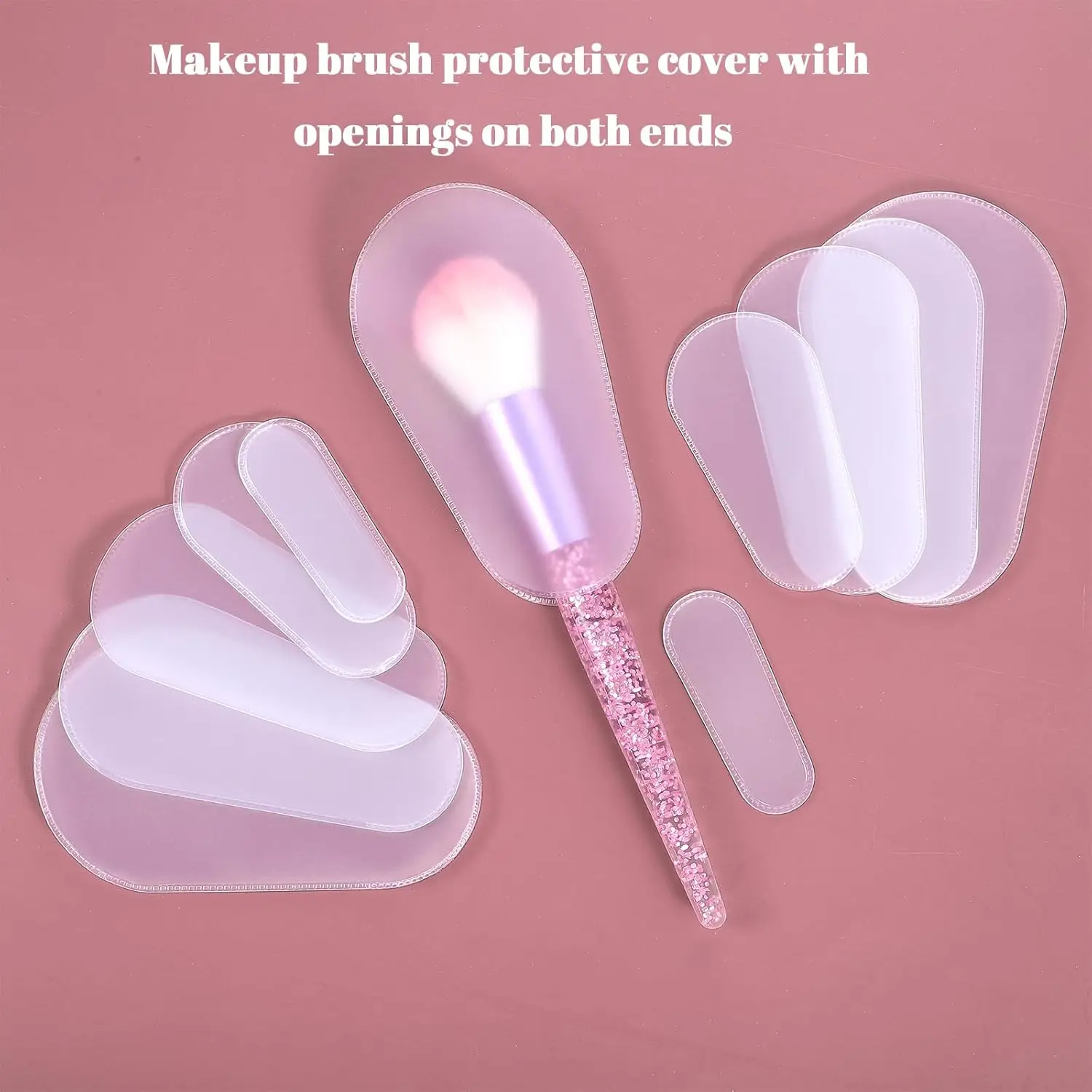 Makeup Brush Covers 5-Size Universal Fit