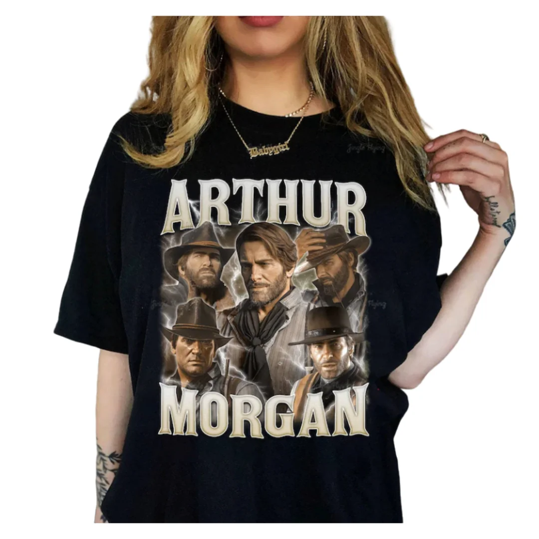Arthur Morgan Red Dead Unisex Leggi Dead Redemption 2 Shirt Rdr2 Video Gamer Gifts Gaming Cowboy T-Shirt