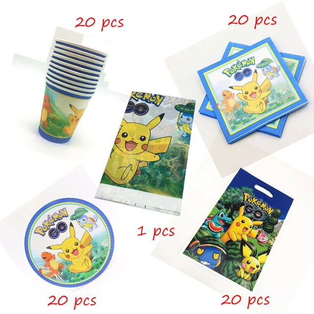 Pokemon tovaglia decorazioni per feste di compleanno Baby Shower stoviglie  usa e getta Pikachu TableCover bomboniere per bambini per forniture per  feste - AliExpress