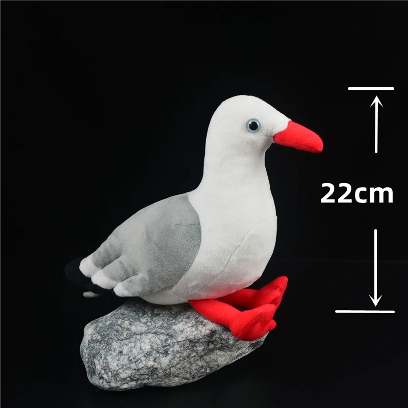 Seagull High Fidelity Anime Cute Plushie Sea Mew Bird Plush Toys Lifelike Animals Simulation Stuffed Doll Kawai Toy Gifts Kids 2