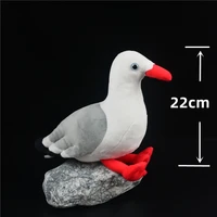 Seagull High Fidelity Anime Cute Plushie Sea Mew Bird Plush Toys Lifelike Animals Simulation Stuffed Doll Kawai Toy Gifts Kids 2