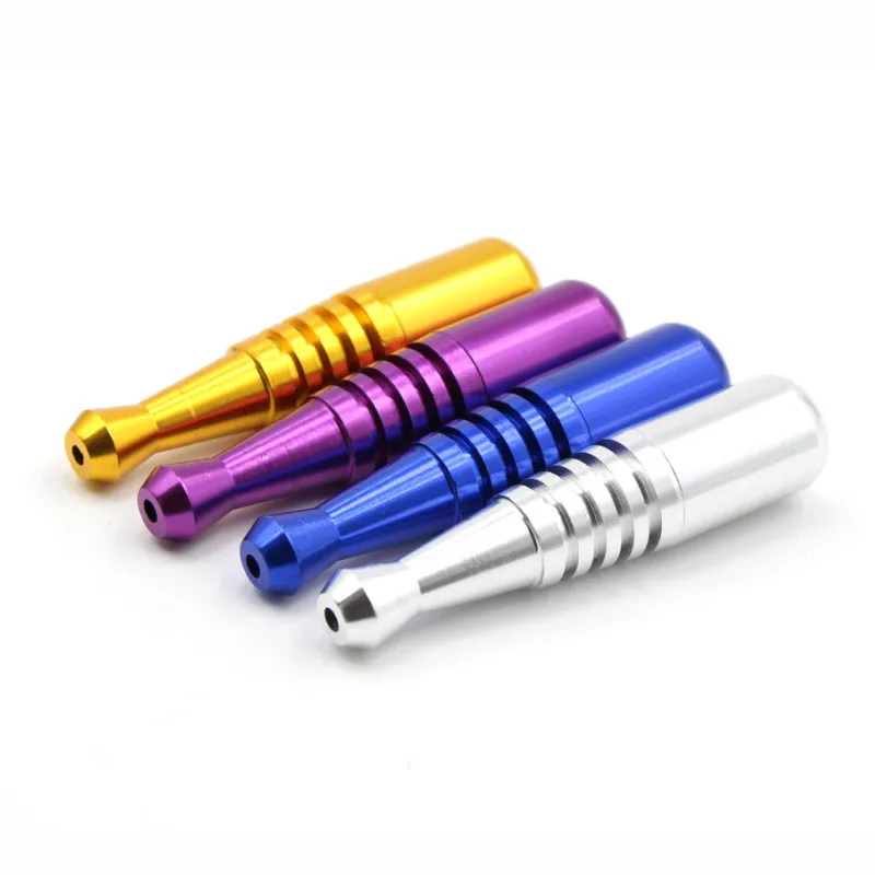 Baseball Bat Pipe Mini Multicolor Portable Detachable Metal Pipe Smoking Set Dry Tobacco Accessories