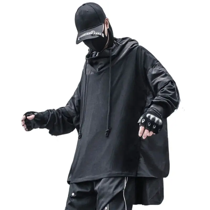 Autumn Winter Techwear Style Gothic Hip Hop Punk Oversized