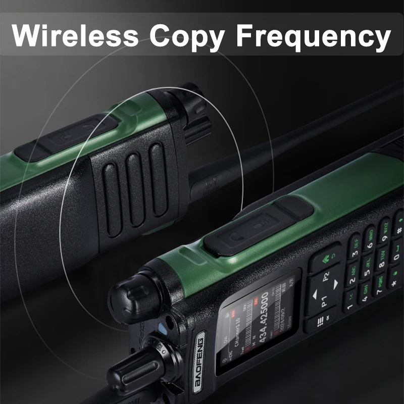 BAOFENG DM32 Walkie Talkie DMR GPS 10W DM-32UV Multi Band TDMR Dual Time Slot Wireless Copy Frequency Type-C AM/FM Two Way Radio 4