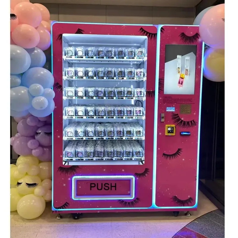 

Usa Smart Lashes Nail Art Beauty Vending Machine Toys Hair Ramen Vending Machines for Sale Robotic Vending Kiosk Shopping Mall