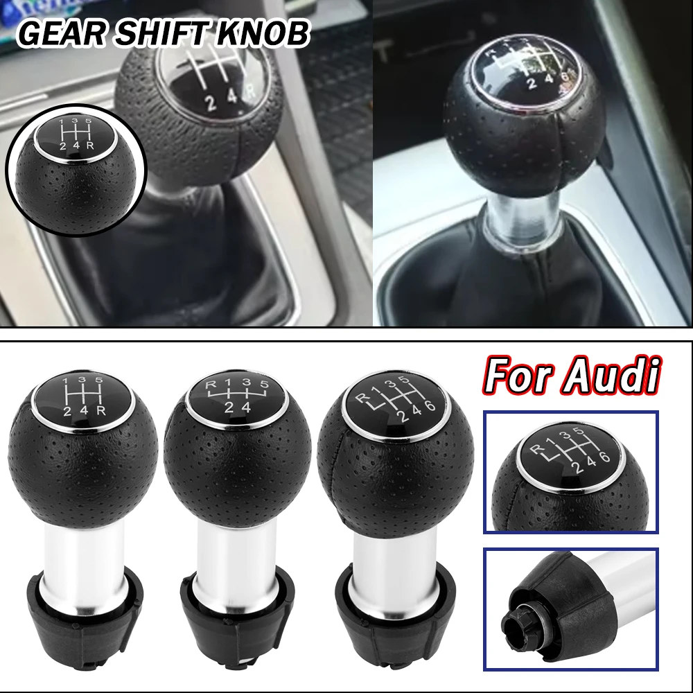 신제품 5/6단 자동차 기어 변속 노브 아우디 A3 S3 2001-2003 VW 파사트 골프 12mm