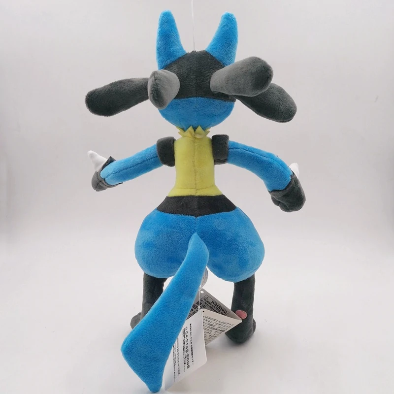 Cute Pokemon Plush Lucario Greninja Charizard Incineroar Zeraora Cinderace Torterra Kyogre Cubone Stuffed Toys for Kids Gift