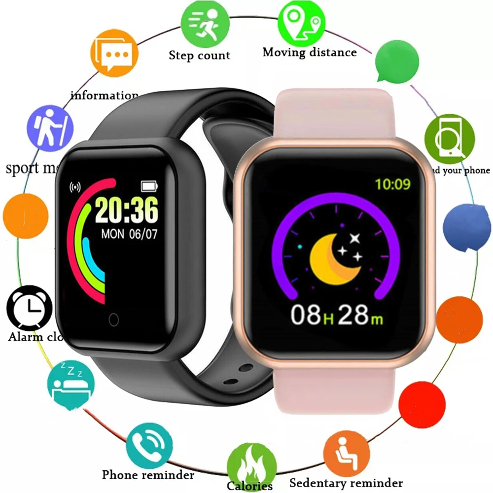Smart Watch Message Remind Music Control Calorie Distance