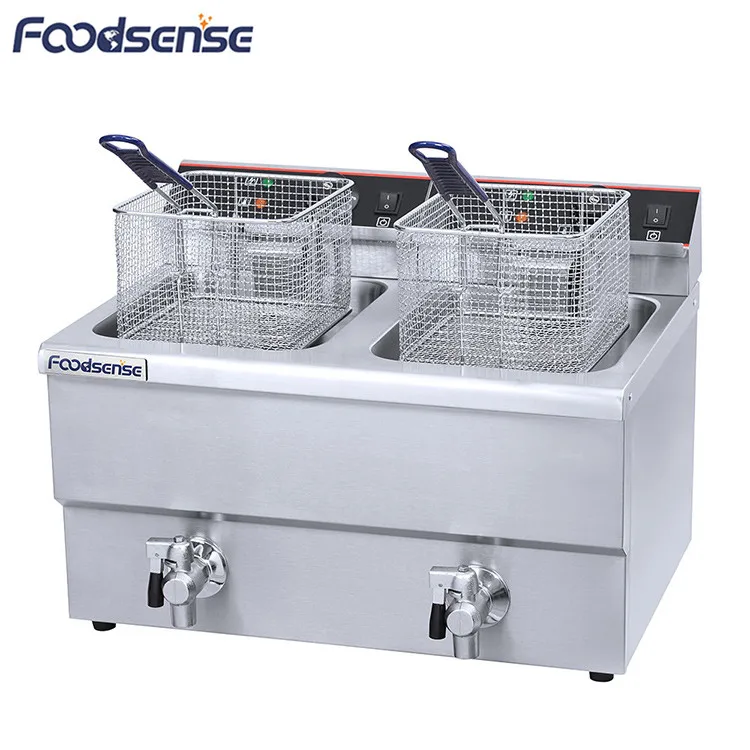 Commercial Fish Potato Plantain Chips Fats Fryer Frying Machine Electric Turkey Industrial Deep Fryer 2