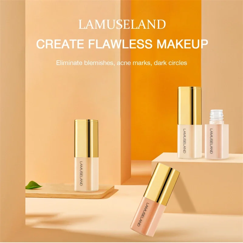 Concealer Corrector Foundation Cream Cover Acne Spots Dark Circles Moisturizing Base Cosmetic 4 Colors sponge head concealer,liquid concealer,waterproof concealer,makeup concealer,face concealer pen,concealer powder,concealer palette,concealer foundation cream,face concealer