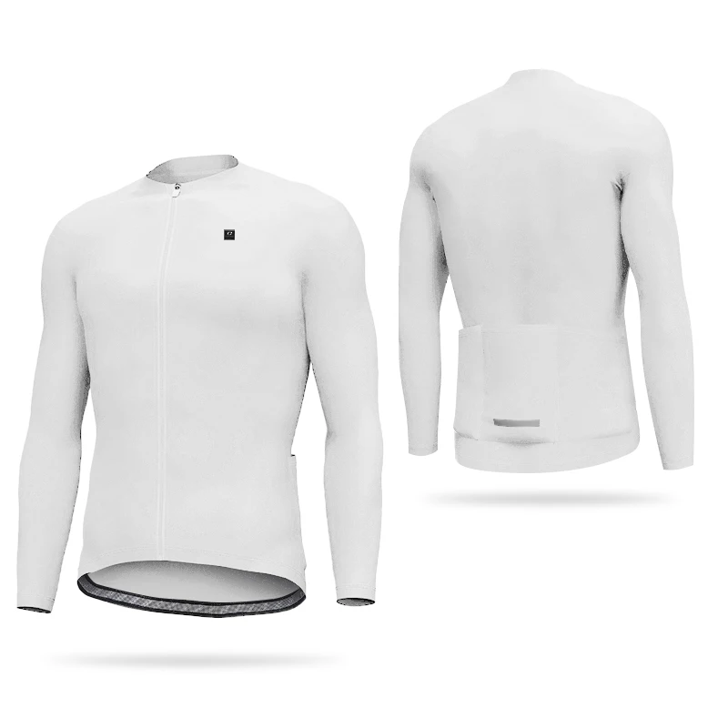 Ropa de ciclismo de manga larga para hombre LAMEDA Ropa de ciclismo profesional de color sólido para primavera y otoño Ropa de ciclismo de carretera