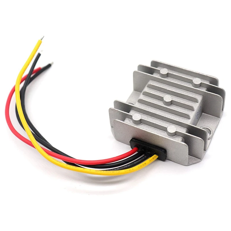 DC 24V 12V 컨버터, 전압 벅 컨버터, 5A 60W, 스텝 다운 변압기, 방수 알루미늄 쉘