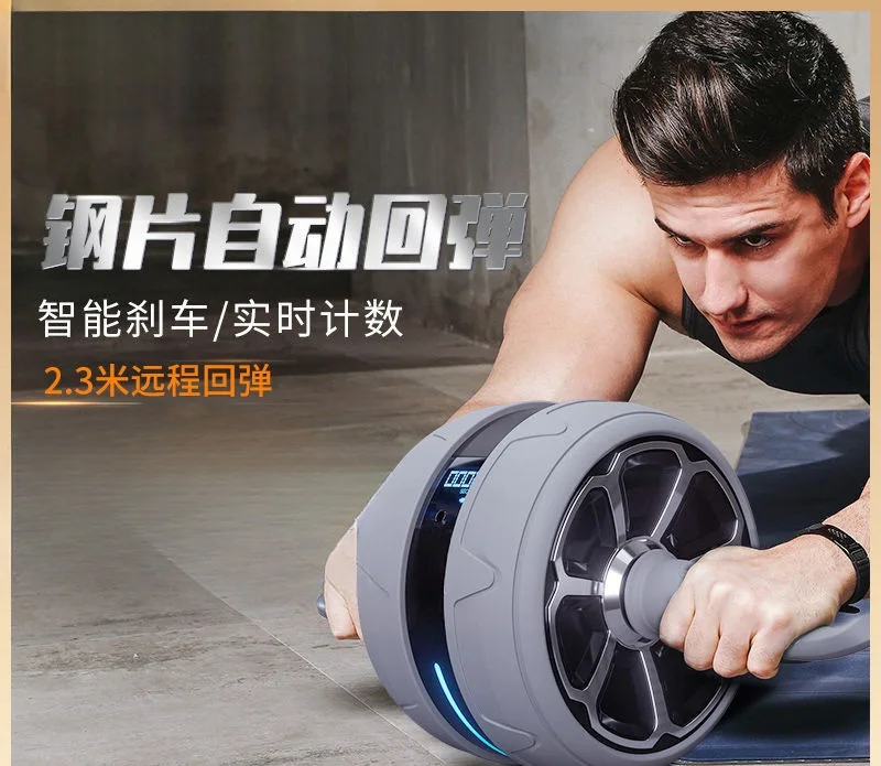 Rebound Abdominal Wheel Home Self-rebound, Abdominal Muscle Wheel Women Lose Weight