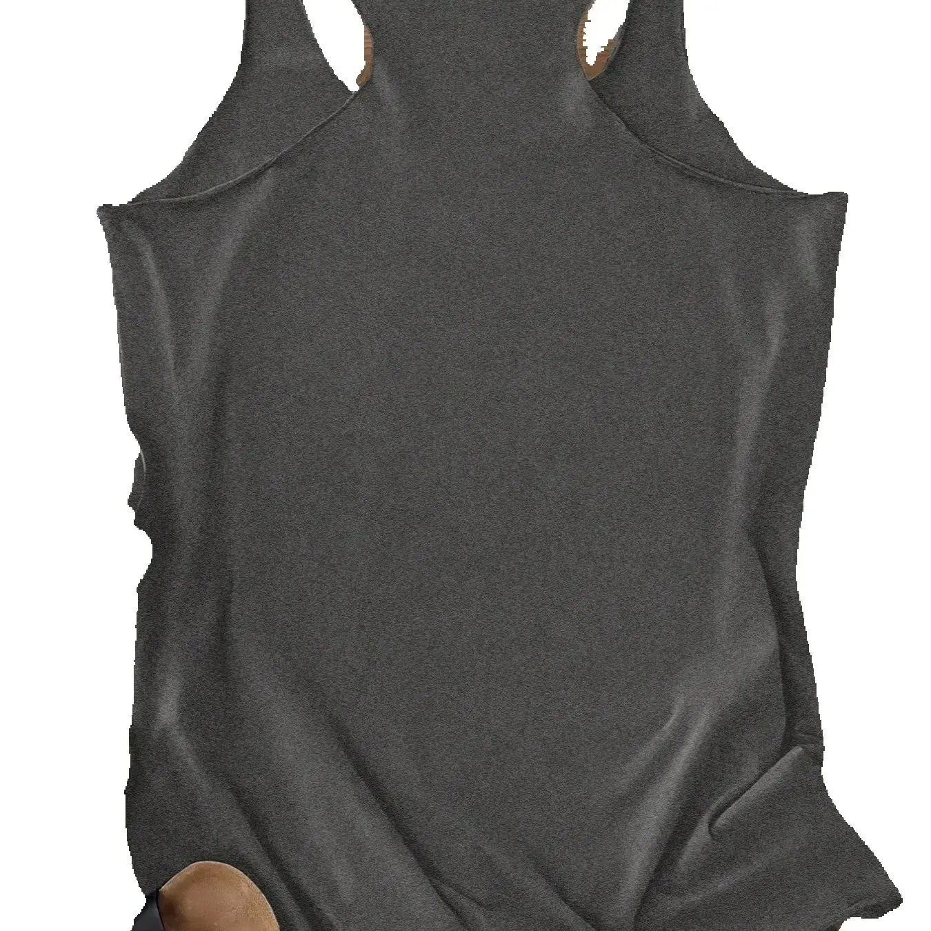 Damen Vintage Rock-Stil Ärmelloses Top mit Lippenmikrofon-Print I-Back Weste Sommer Casual Mode für Frauen – Detail 8