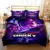 3D Printed Horror Movie Chucky Bedding Set Pillowcase Duvet Cover Double Twin Full Queen King Adult Kids Bedclothes Quilt Cover 3