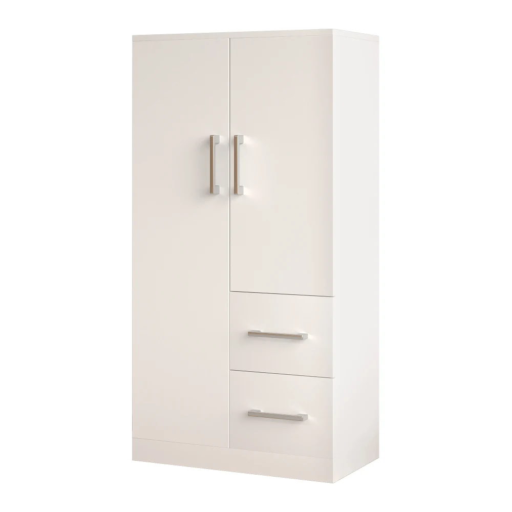 70 x 40 x 135 cm moderner Kindergarderobe, doppeltüriges Design mit Schubladen und Ablagefächern, Einzelgarderobe aus Holzfarbe – Detail 31