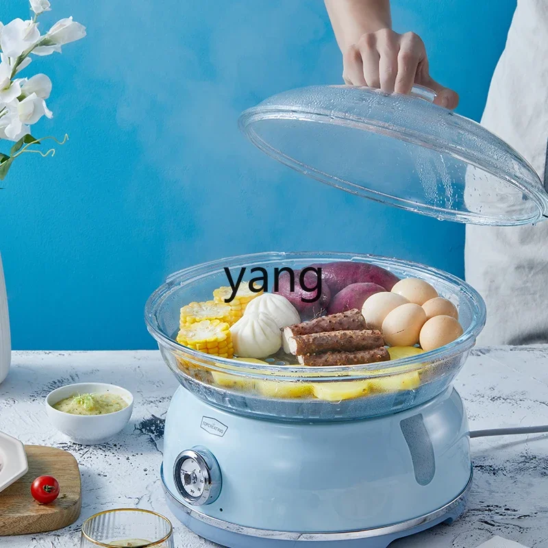 L'm'm Transparent Electric Steamer Multi-Function Seafood Automatic Steam Air Pot