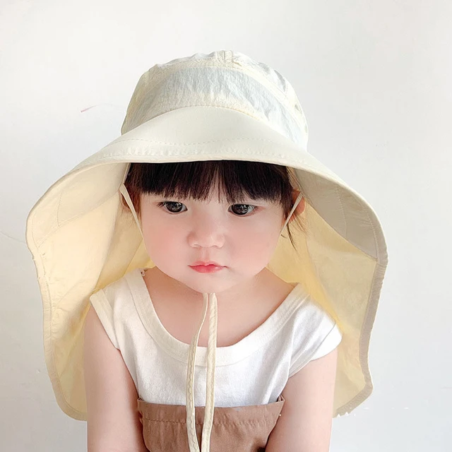 Summer Big Brim Kids Sun Hat UV Protection Caps 2023 Kids Outdoor