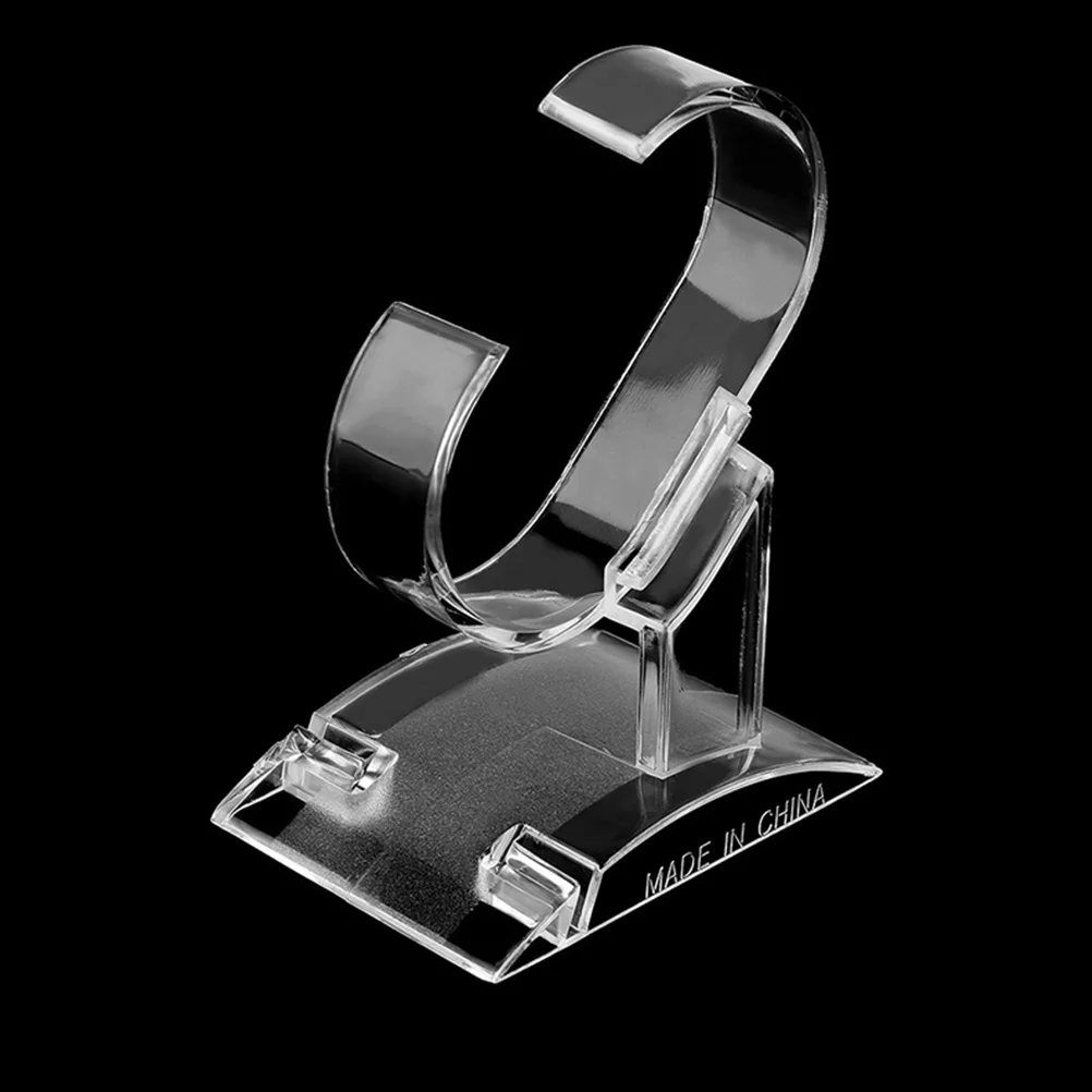 

Clear Watch Stand Jewelry Stands Mens Holder Display Bracelet Holders Displays Rack Abs Jewlery Organizer Man