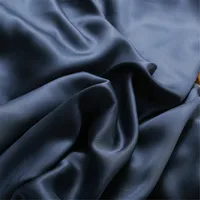 Sondeson Nature 100% Silk Dark Blue Bedding Set