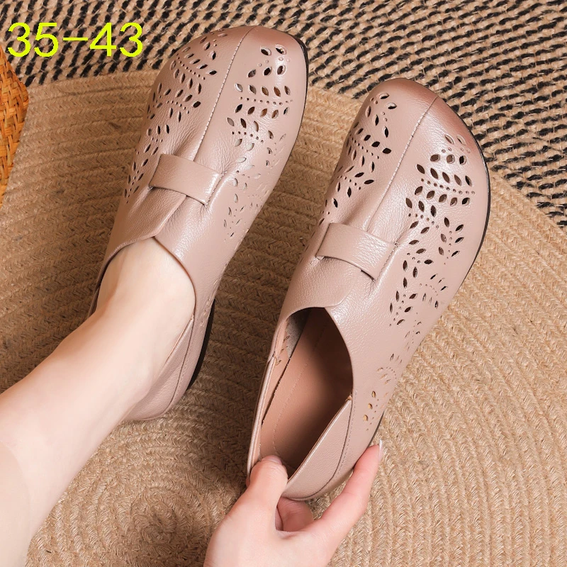 

Summer Sandals for Women Wedge Orthopedic Shoes Pu Leather Solid Color Casual Ladies Non-Slip Fashion Beach Sandalias De Mujer