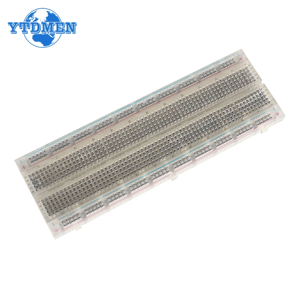 1PCS 400/830 Points Breadboard MB-102 Solderless PCB Test Board 400 Hole Bread Board MB102 Test Develop DIY for Arduino