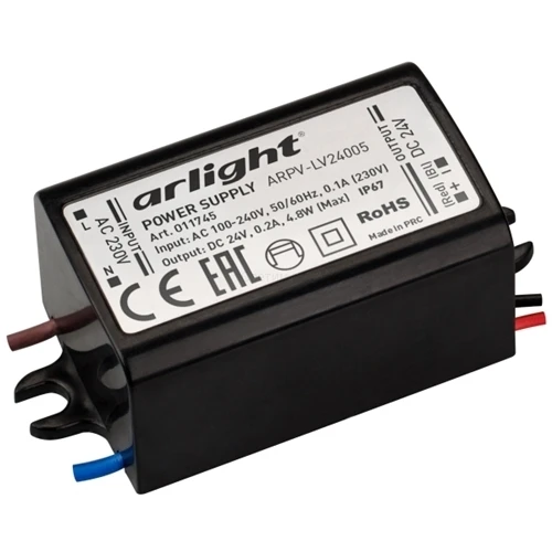 Power supply arpv-lv24005 (24V 0.2a 5w) | Лампы и освещение