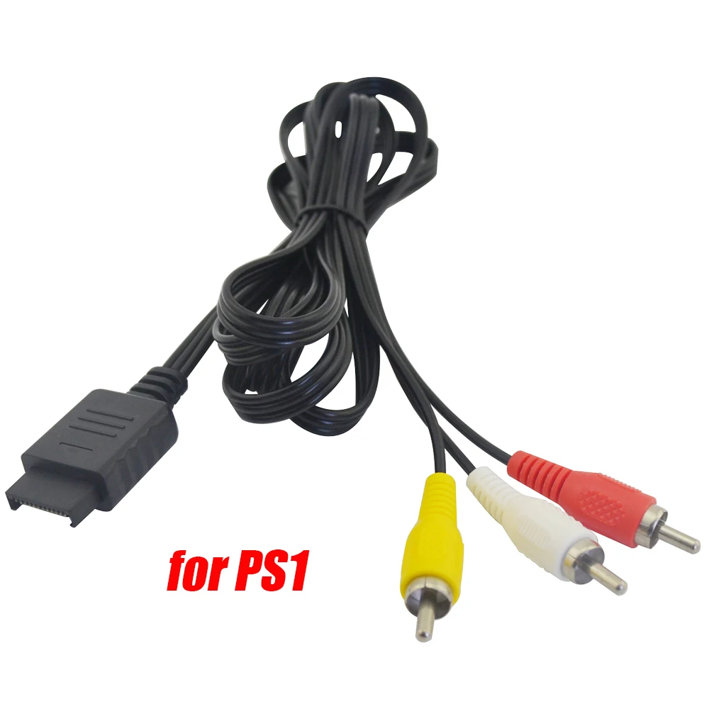 Sostituzioni Per Giochi Ps1 Cavo Av Audio Video A Rca Per Console Ps1 Tv Game Computer Accessori Per La Riparazione Del Cavo