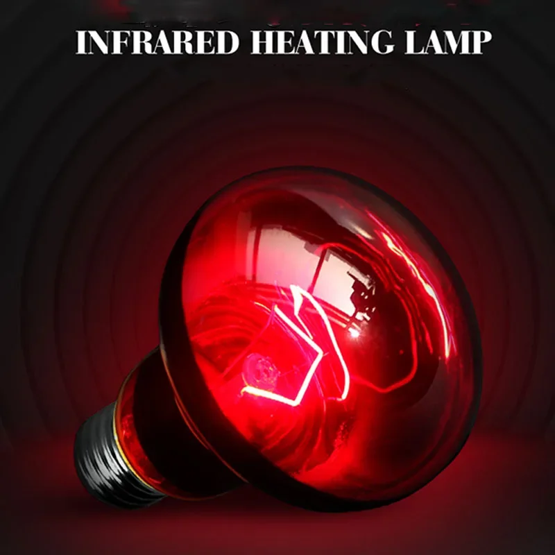 110V/220V UVA Reptile Lamp Bulb Infrared Basking Spot Lamp Red Turtle Bulbs for Reptiles and Amphibian Tortugas 파충류 사육장