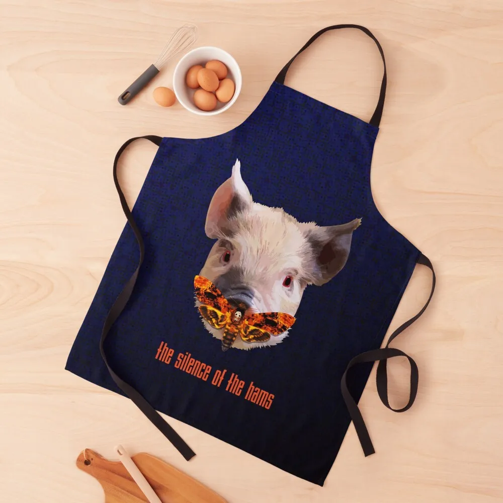 

Silence of the Hams Apron For Girl Kitchen Accessories 2022 Korean Kids Apron