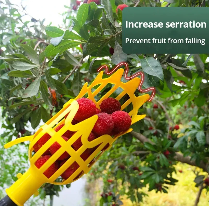 Farm Garden Picking DeviceGarden Tools Deep Basket Fruit Picker Head Convenient Fruit Catcher Apple Peach Picking GardeningTools 2