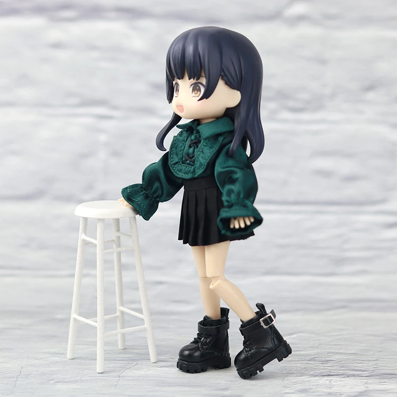 Ob11 Doll Leather Boots Outdoor Shoes Fashion Doll Casual Shoes Accessories For Penny, Ob11, Obitsu 11, Holala, Gcs, 1/12 Bjd 4